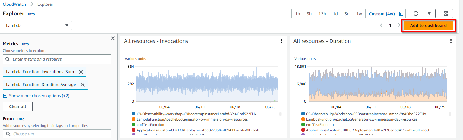 Metrics Explorer