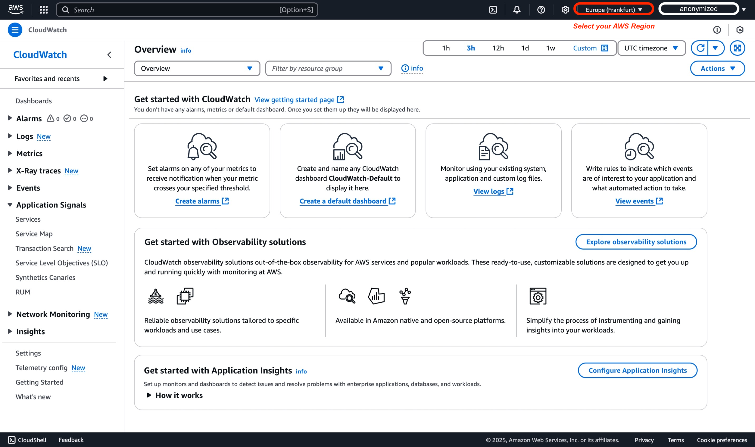 CloudWatch Cross-Account Observability Step 1 - 1