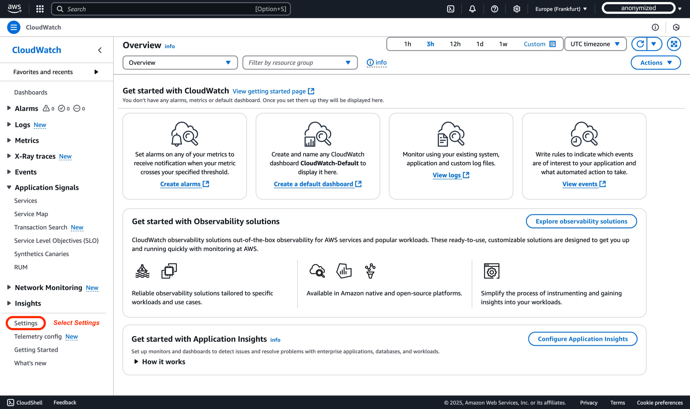 CloudWatch Cross-Account Observability Step 1 - 2