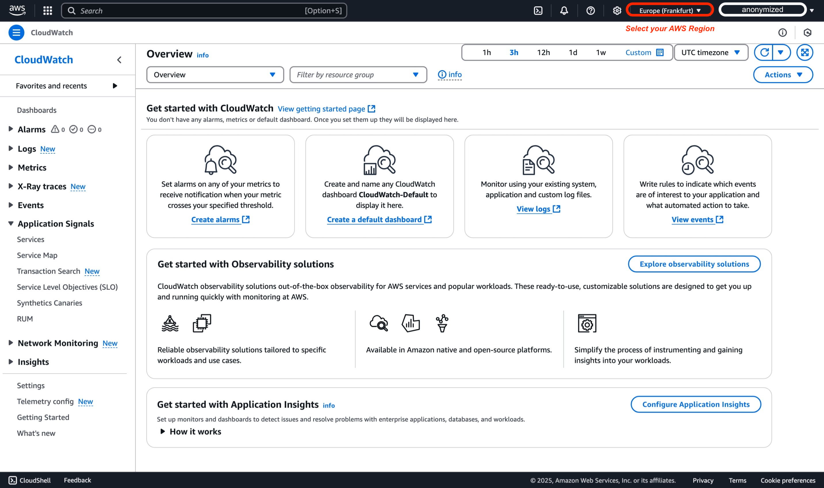 CloudWatch 크로스 계정 Observability 1단계 - 1