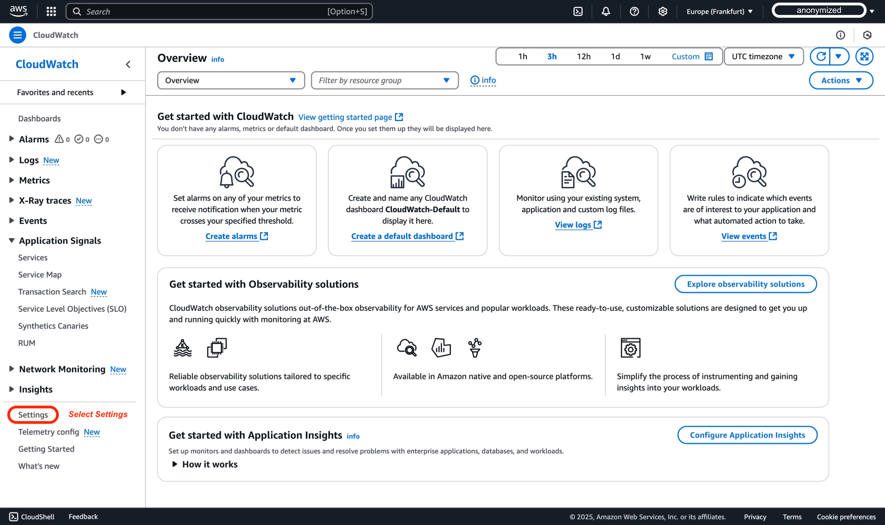 CloudWatch Cross-Account 可观测性 Step 1 - 2